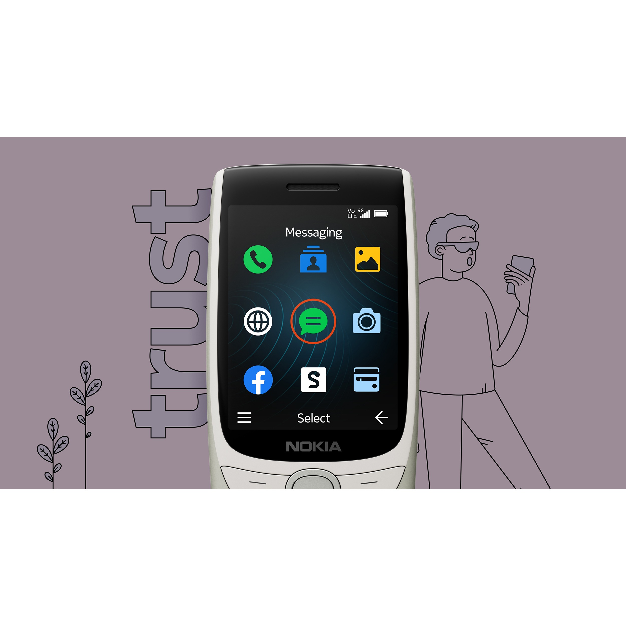 مشخصات، قیمت و خرید گوشی موبایل نوکیا مدل 8210 4G دو سیم کارت ...